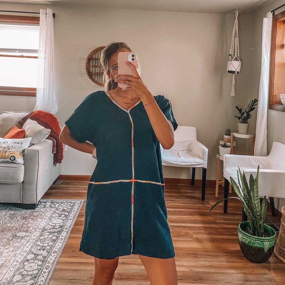 COPY - Madewell isadora embroidered easy midi dress